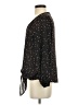 West Kei 100% Polyester Black Long Sleeve Blouse Size S - photo 5