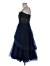 BCBGMAXAZRIA 100% Polyester Solid Blue Cocktail Dress Size 6 - photo 5