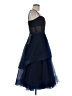 BCBGMAXAZRIA 100% Polyester Solid Blue Cocktail Dress Size 6 - photo 4