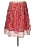 Lily Paisley Red Casual Skirt Size L - photo 2