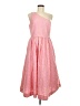 J.Crew 100% Polyester Pink Cocktail Dress Size 8 - photo 1