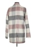 Thread & Supply 100% Polyester Plaid Gray Coat Size M - photo 2