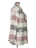 Thread & Supply 100% Polyester Plaid Gray Coat Size M - photo 4