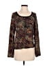 Carducci Brown Long Sleeve Blouse Size M (estimated) - photo 1