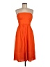 J.Crew 100% Silk Solid Orange Cocktail Dress Size 6 - photo 1