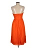 J.Crew 100% Silk Solid Orange Cocktail Dress Size 6 - photo 2