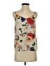 CAbi 100% Polyester Ivory Sleeveless Blouse Size S - photo 1
