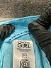 Athleta Girl 100% Nylon Solid Blue Track Jacket Size 14 - photo 4