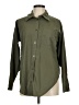 J for Justify Solid Green Long Sleeve Button-Down Shirt Size M - photo 1