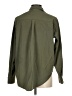J for Justify Solid Green Long Sleeve Button-Down Shirt Size M - photo 2