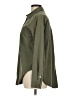J for Justify Solid Green Long Sleeve Button-Down Shirt Size M - photo 5