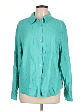 Appleseeds 3/4 Sleeve Button Down Shirt