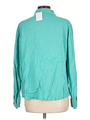 Appleseeds 3/4 Sleeve Button-Down Shirt (view 2)