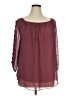 AGB Burgundy 3/4 Sleeve Blouse Size 1X - photo 1