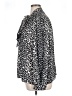 Gemma + Jane 100% Polyester Animal Print Silver Long Sleeve Blouse Size XL - photo 5