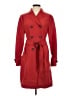 BCBGMAXAZRIA Red Trenchcoat Size S - photo 1