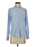 Hollister Stripes Blue Long Sleeve Button-Down Shirt Size S - photo 1