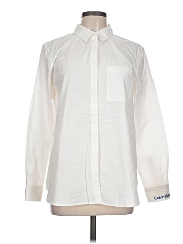 CALVIN KLEIN JEANS Long Sleeve Button-Down Shirt (view 1)