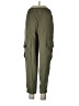 Zara Solid Green Cargo Pants Size L - photo 2