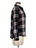 Old Navy 100% Cotton Plaid Black Long Sleeve Button-Down Shirt Size M - photo 4