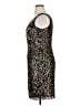 AB Studio 100% Polyester Gold Cocktail Dress Size 16 - photo 5