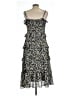MICHAEL Michael Kors 100% Polyester Animal Print Blue Cocktail Dress Size L - photo 2