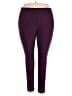 Roaman's Solid Purple Active Pants Size 26 (2X) - photo 1