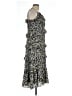 MICHAEL Michael Kors 100% Polyester Animal Print Blue Cocktail Dress Size L - photo 4