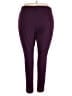 Roaman's Solid Purple Active Pants Size 26 (2X) - photo 2