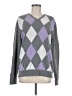 Claiborne 100% Cotton Argyle Gray Pullover Sweater Size M - photo 1