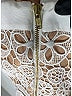 Self-Portrait 100% Polyester Ivory Cocktail Dress Size 8 - photo 9