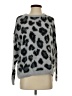 Time and Tru Animal Print Silver Pullover Sweater Size S - photo 1