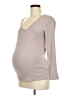 Gap - Maternity Tan Long Sleeve Top Size Med Maternity - photo 1