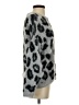 Time and Tru Animal Print Silver Pullover Sweater Size S - photo 4