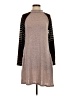 12pm by Mon Ami Chevron-herringbone Gray Casual Dress Size S - photo 1