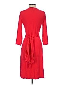 banana republic red wrap dress Banana Republic Women's Cotton Twill Puff-Sleeve Midi Dress Red Cherry Glaze Size XS