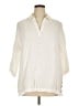 Sigrid Olsen Ivory 3/4 Sleeve Button-Down Shirt Size 1X - photo 1