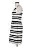 J.Crew Stripes White Casual Dress Size XS - photo 5
