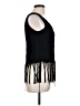 MNG Suit Black Sleeveless Blouse Size L - photo 4