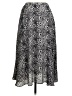 Leith 100% Polyester Animal Print Silver Casual Skirt Size S - photo 1