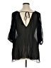 Express Black 3/4 Sleeve Blouse Size XL - photo 2