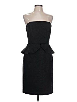 white house black market black cocktail dress White House/black Market, Black and White Size 2 Cocktail Dress, Sleeveless With Rhinestones and White Brocade Design. Little Black Dress