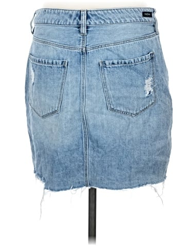 Liverpool Los Angeles Denim Skirt (view 2)