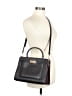 Coach 100% Leather Gray Black Leather Satchel One size - photo 2