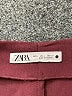 Zara Solid Burgundy Dress Pants Size L - photo 7