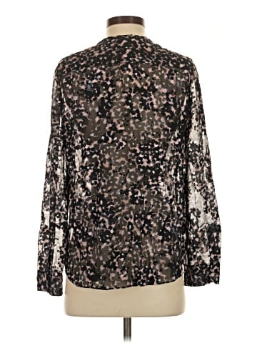 Rebecca Taylor Long Sleeve Silk Top (view 2)