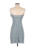 Ruby 100% Polyester Argyle Blue Cocktail Dress Size M - photo 2