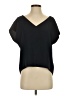 Club Monaco 100% Polyester Black Short Sleeve Top Size XS - photo 1