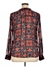 a.n.a. A New Approach 100% Polyester Paisley Orange Long Sleeve Blouse Size XL - photo 2