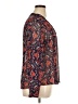 a.n.a. A New Approach 100% Polyester Paisley Orange Long Sleeve Blouse Size XL - photo 4